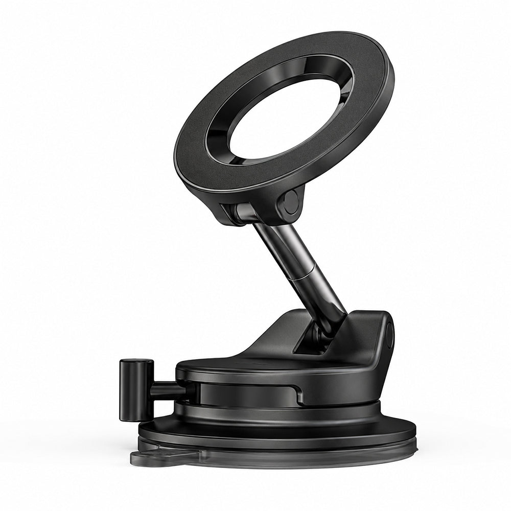 Supporto Auto Magnetico Lisen A608, 4 pollici - 7 pollici, Nero