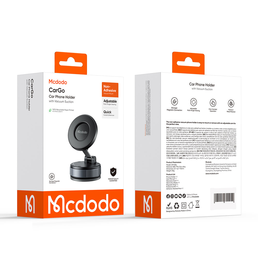 Supporto Auto Magnetico McDodo CM-8540, Nero