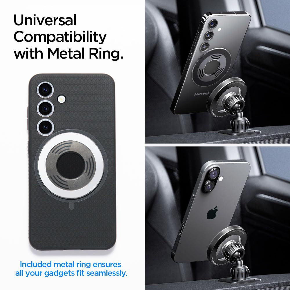 Supporto Auto Magnetico Spigen MFT13, Universale, Nero ACP08315