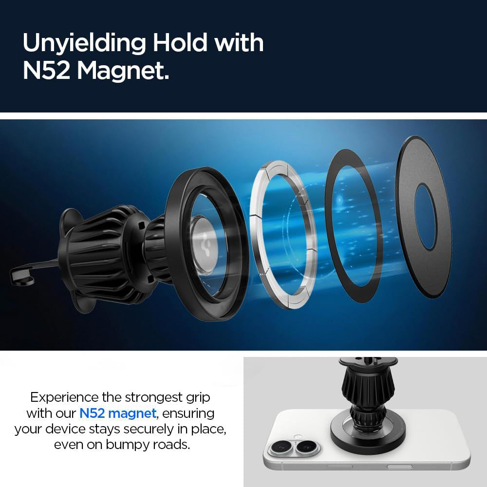 Supporto Auto Magnetico Spigen MFT13, Universale, Nero ACP08315