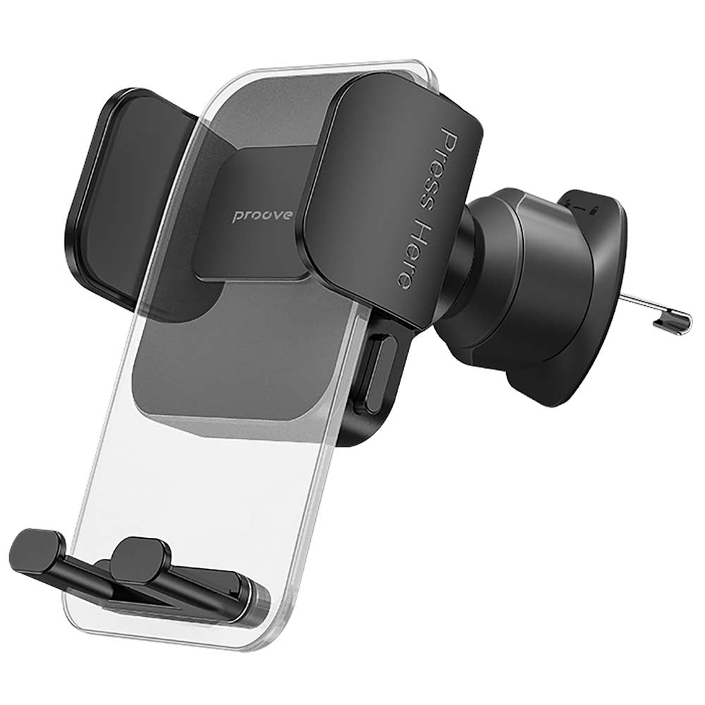 Proove Crystal Clamp Plus Vent Autohalterung, 4,7 Zoll - 6,9 Zoll, Schwarz CHCCP0000001