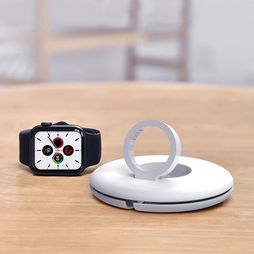 Support Baseus BS-W511R pour Chargeur Sans Fil Apple Watch Series, Blanc C0119501