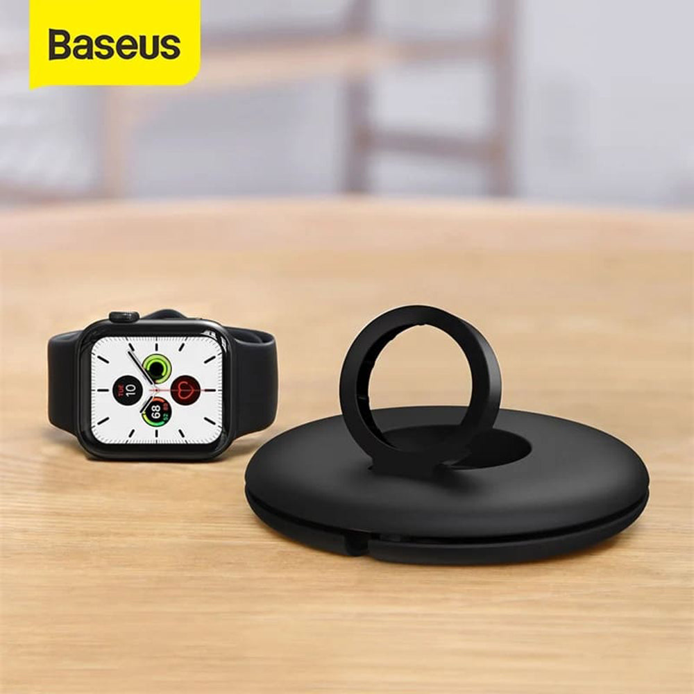 Supporto Baseus BS-W511R per Caricatore Wireless Apple Watch Series, Nero ACSLH-01