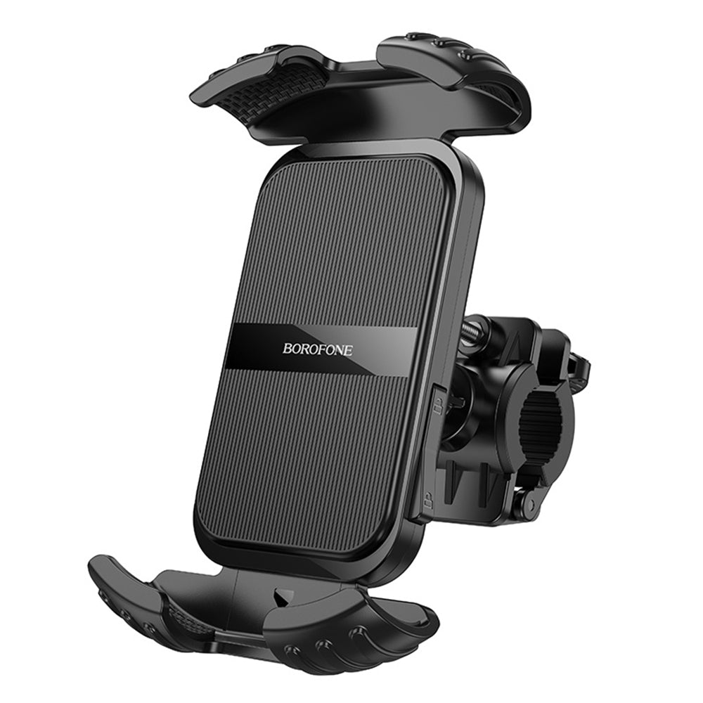 Support Vélo Moto Borofone BH105 Basalt, 4.7 pouces - 7 pouces, Noir