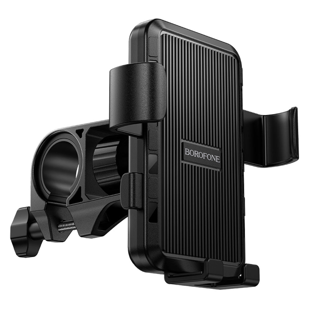 Support Vélo Moto Borofone BH13 Knight, 4.5 pouces - 7 pouces, Noir