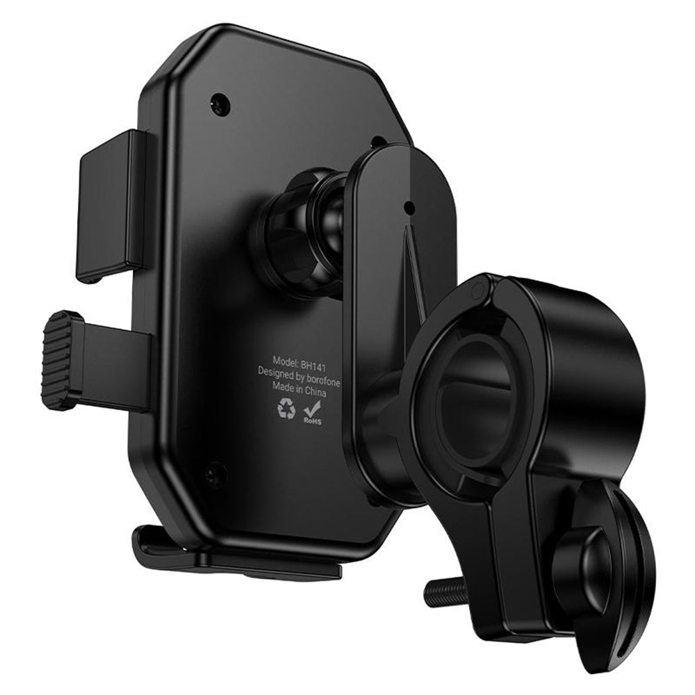 Supporto Bicicletta Motocicletta Borofone BH141 Camino, 6 pollici - 7 pollici, Nero