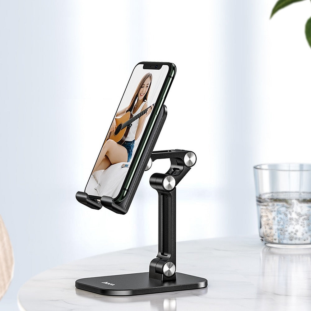 Supporto da scrivania HOCO Excelente PH34 per Telefono / Tablet, 4.7inch - 13inch, Nero