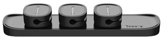 Kabelorganisator Baseus Erbsen, magnetisch, schwarz ACWDJ-01
