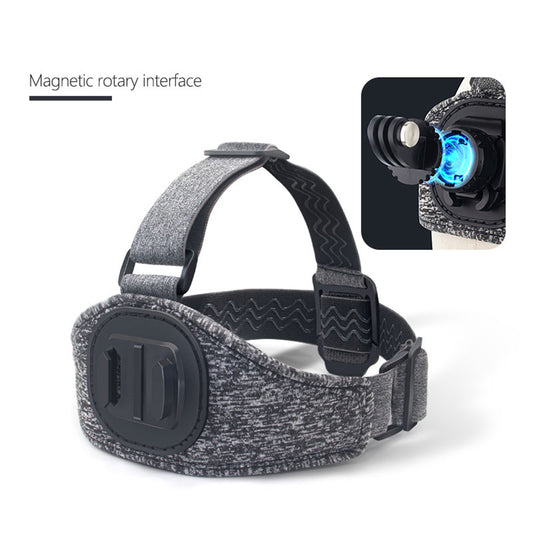 Supporto per Testa Camera Sport Techsuit JX-003 per Serie GoPro, Grigio