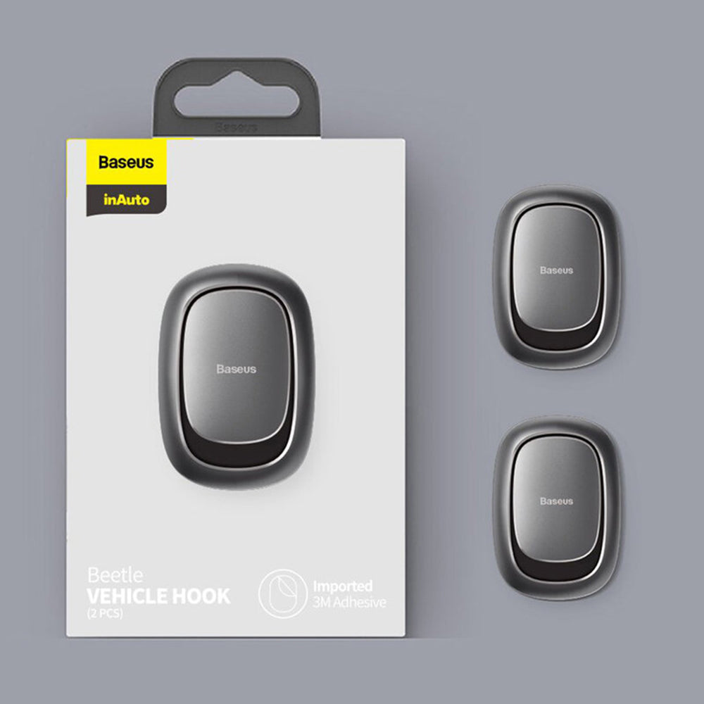 Supporto Gancio Auto Baseus Beetle, Set 2 Pezzi ACGGJK-0G