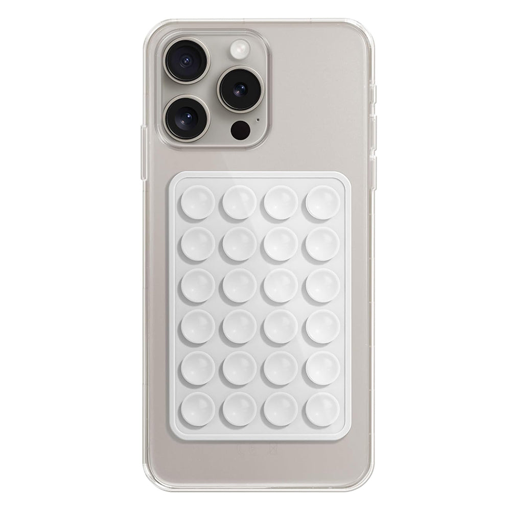 Techsuit SW-PAD Halterung mit Saugnäpfen, Weiß
