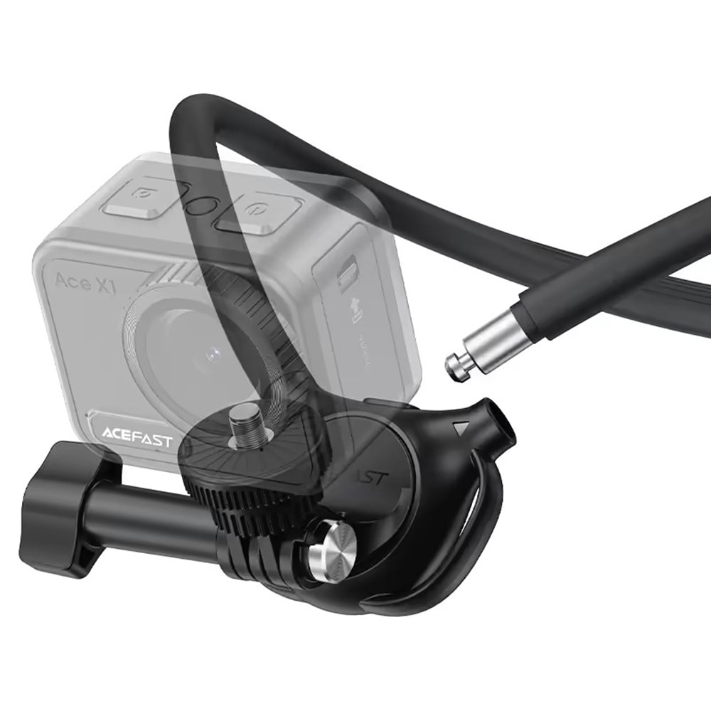 Supporto per Collo Acefast E37 per Camera Sport, Nero