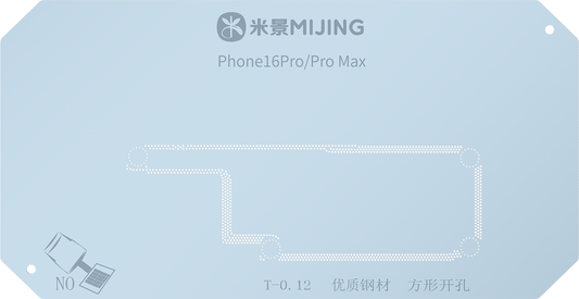 Arbeitsunterlage Reballing Mijing Z20 für Apple iPhone 16 Serie