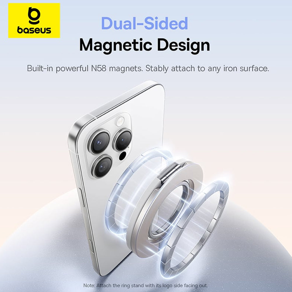 Supporto Anello Baseus MagPro 3, Universale, Bianco S0TY002131