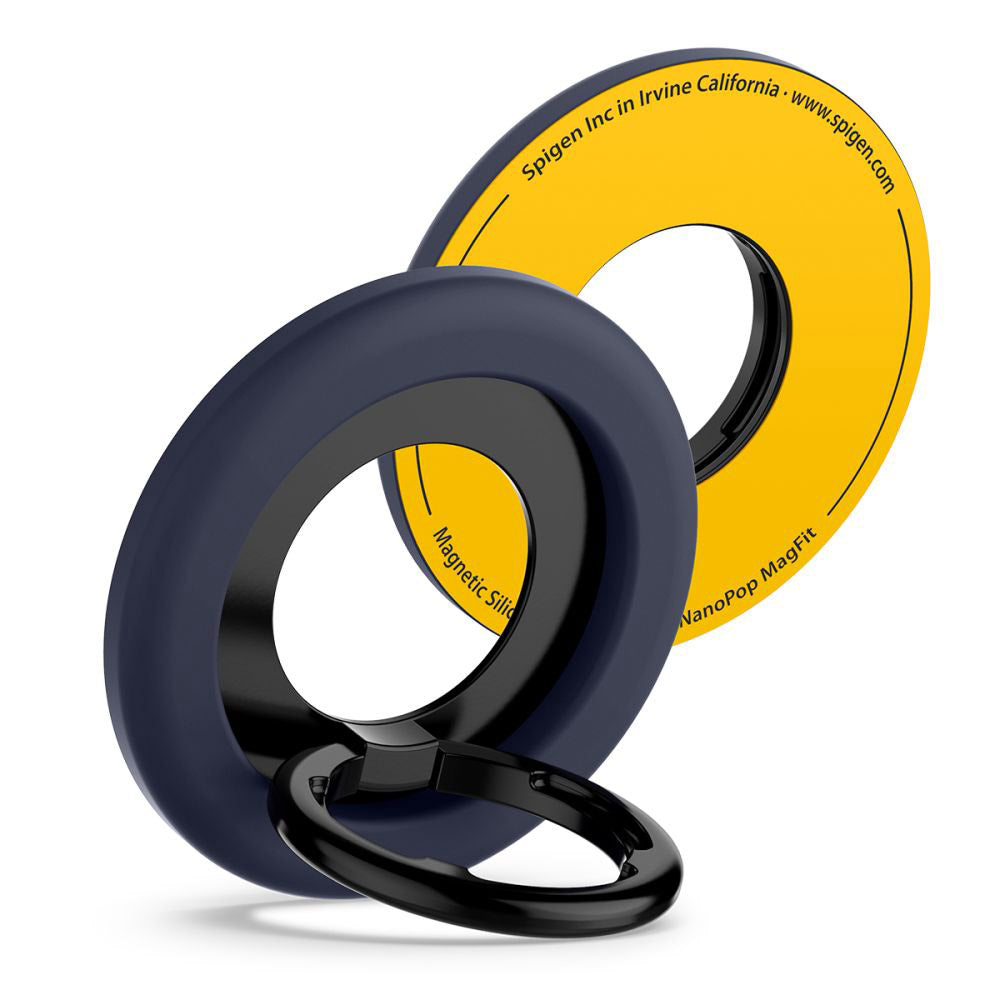 Support Anneau Spigen Nano Pop, Universel, Bleu Marine