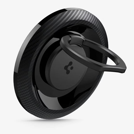 Supporto Anello Spigen O-Mag OM100 Carbon, Universale, Nero AMP05505