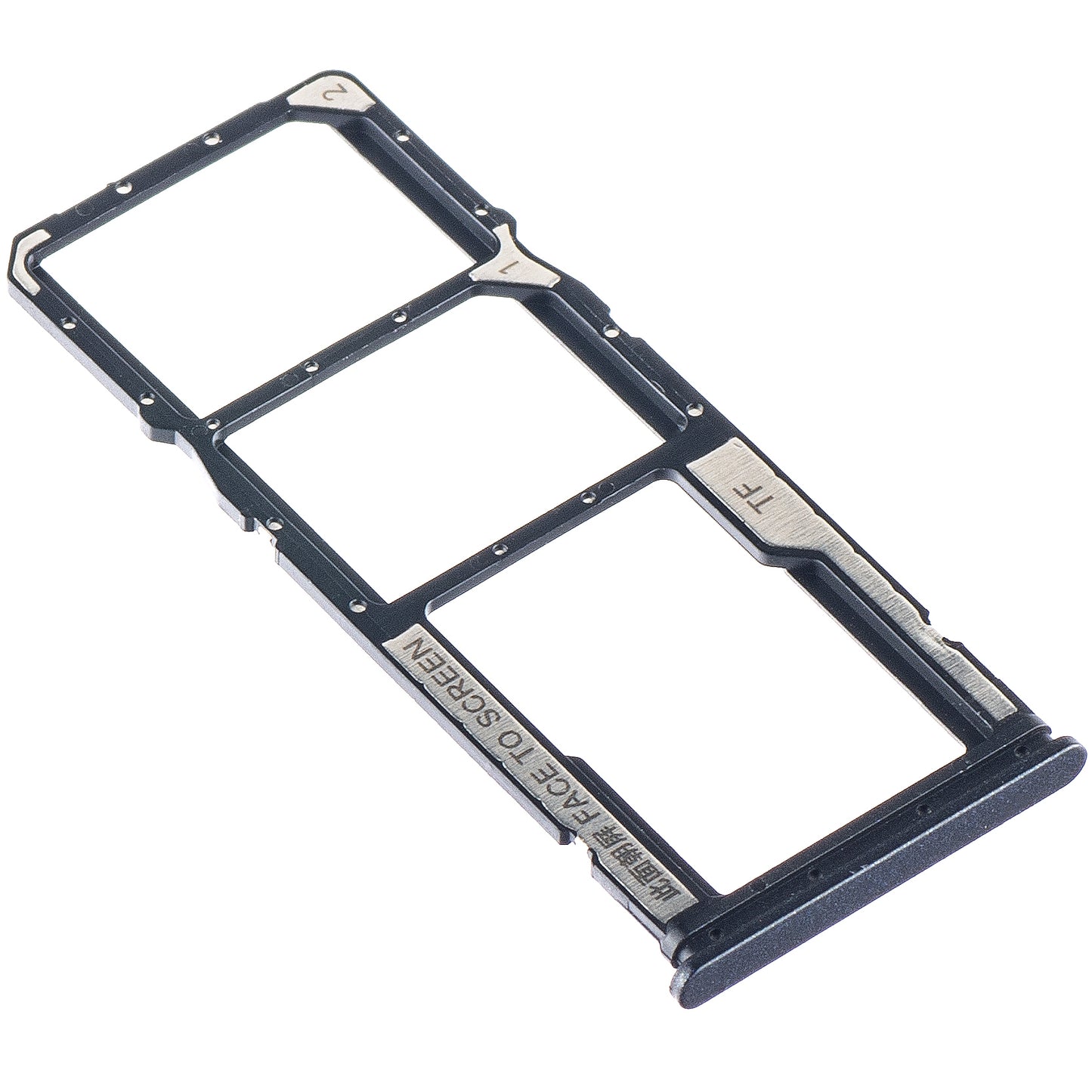 SIM-Kartenhalter für Xiaomi Redmi Note 12 | Schwarz (Matte Black) | Original