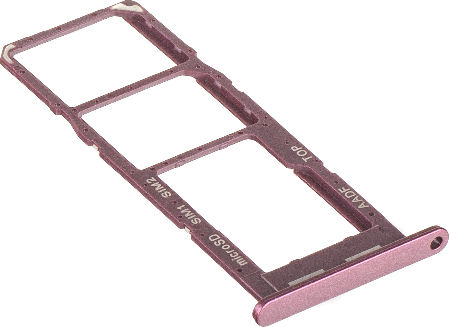 SIM-Kartenhalter Samsung Galaxy A14 A145, Dual SIM, Weinrot
