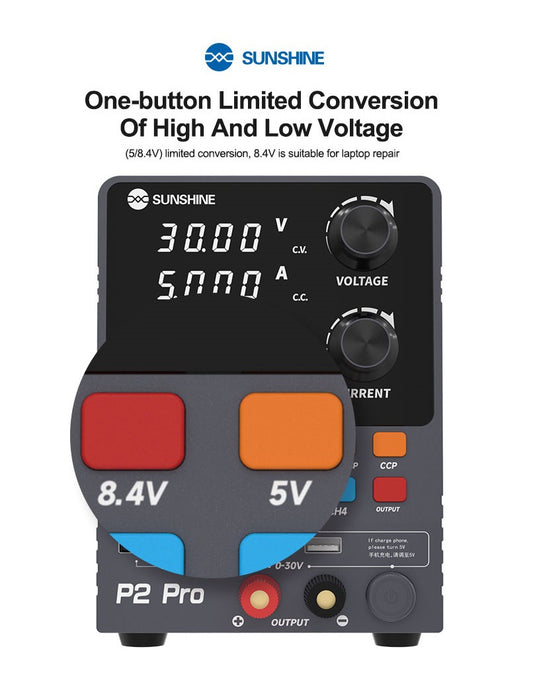 Alimentatore Stabilizzato a Corrente Continua Sunshine P2 Pro