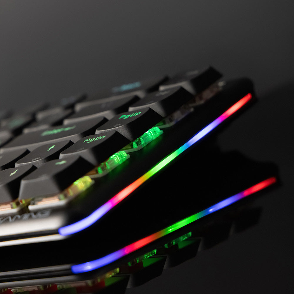 Tastiera Gaming Wireless Proove AFK, RGB, BT / Wi-Fi / Cablata, 1.5m, Bianca WKAFKEN22002