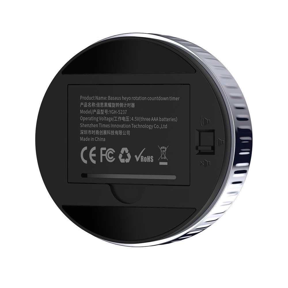 Minuteur Baseus Heyo Rotation, Noir ACDJS-01