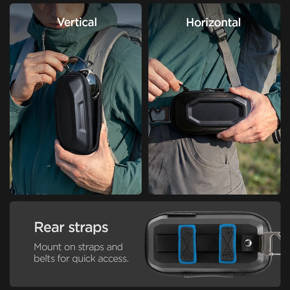Spigen LF520 Glasses Case, 224.8mm x 86.9mm x 69.9mm, Black ACS09444