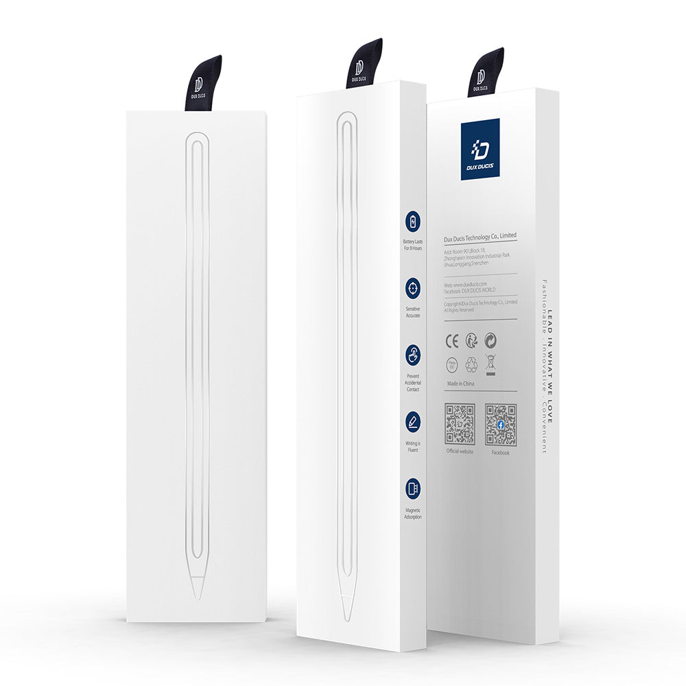 Touch Pen DUX DUCIS SP-06 per Apple iPad, Versione Attiva, Bianco