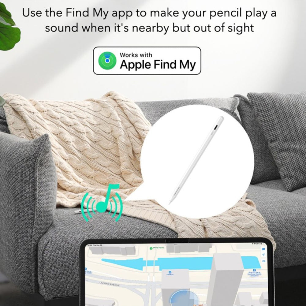 Touch Pen ESR Geo per Apple iPad, Versione Attiva, Bianco