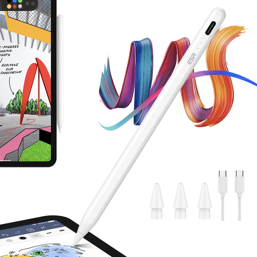 Touch Pen ESR für Apple iPad, Aktive Version, Weiß