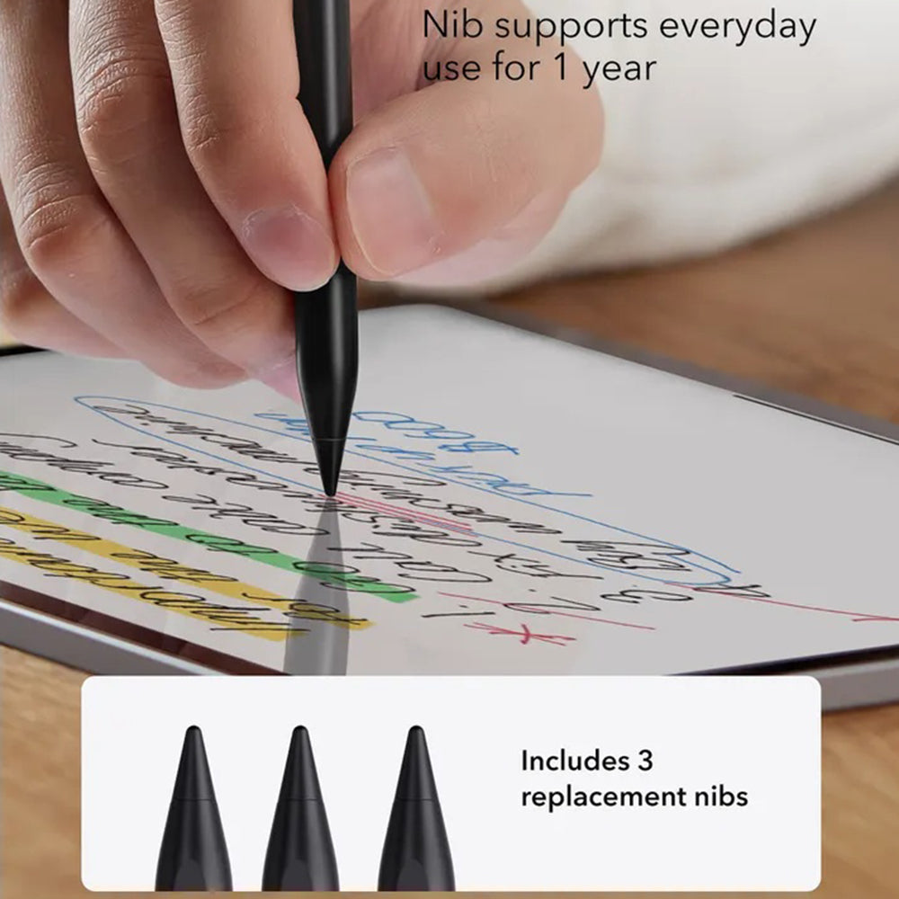 Touch Pen ESR per Apple iPad, Versione Attiva, Nero