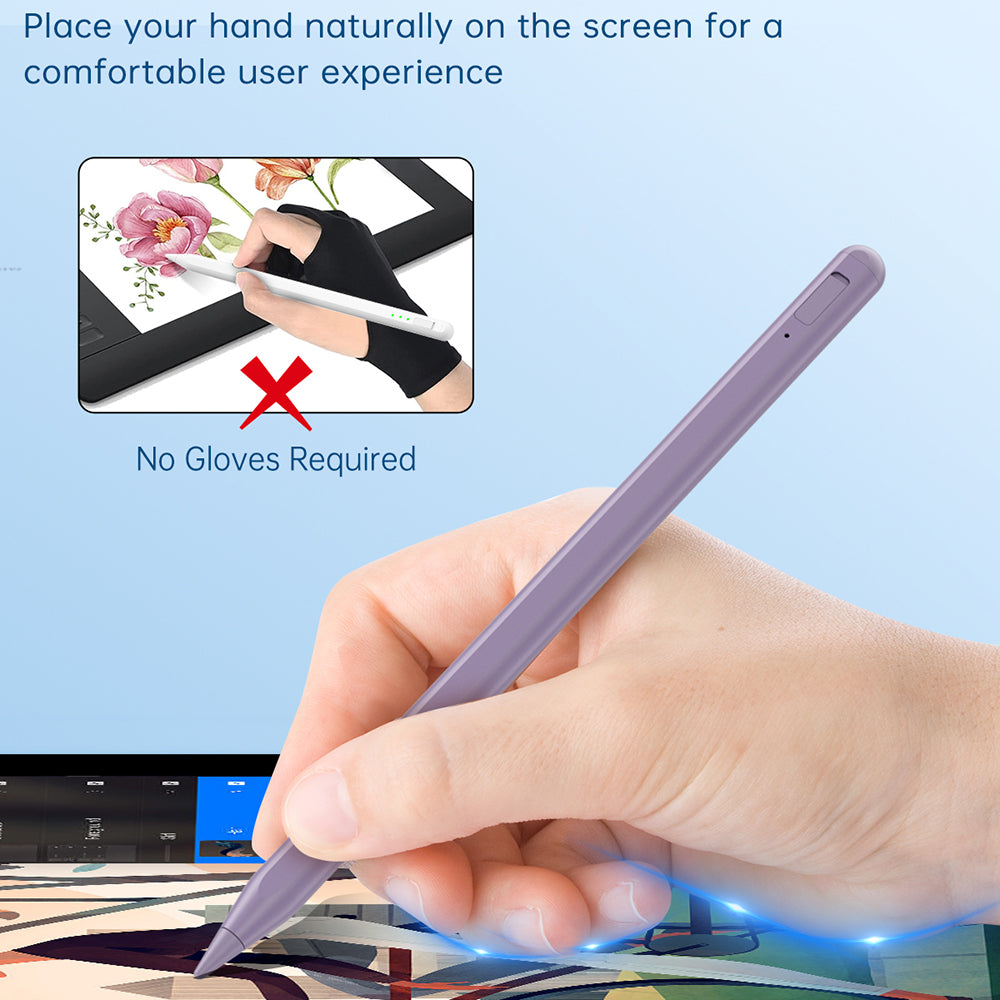 Touch Pen Techsuit AC10SH per Apple iPad, Versione Attiva, Viola