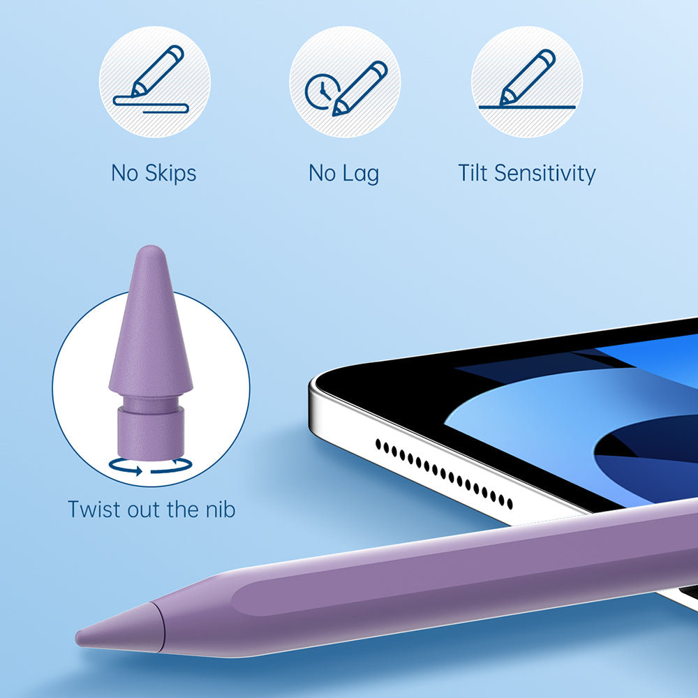 Touch Pen Techsuit AC10SH per Apple iPad, Versione Attiva, Viola