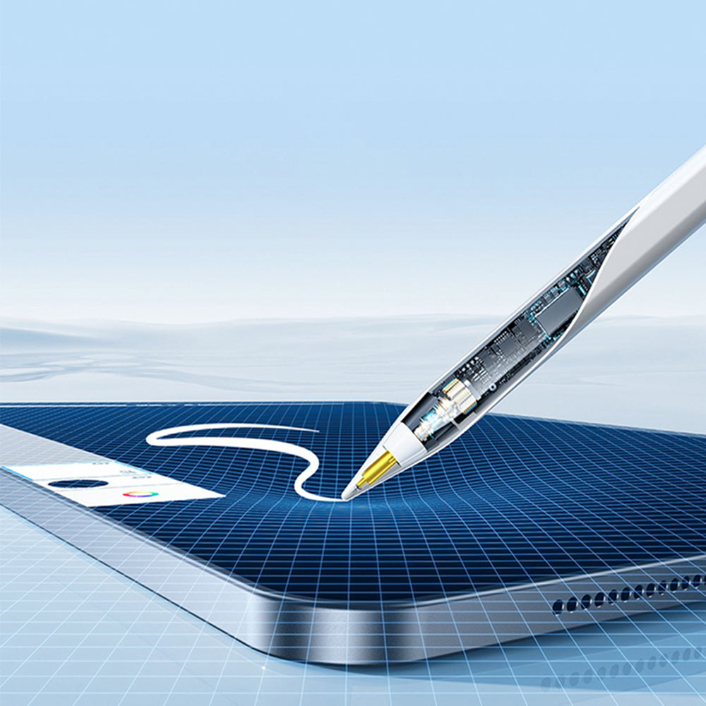 Touch Pen Techsuit AC20-Pro pour Apple iPad, Version Active, Blanc