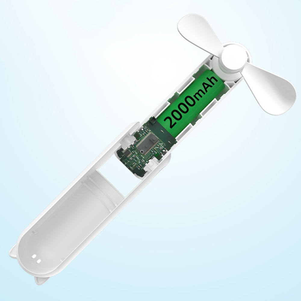 Ventilatore Portatile Techsuit HZ001, Bianco