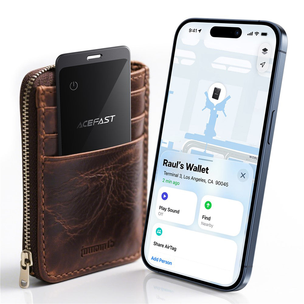 Acefast SmartTag S3 per serie iOS, Grigio