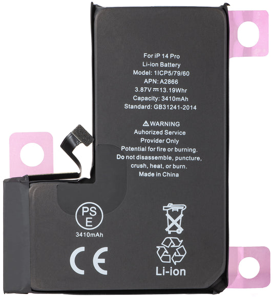 Batterie Apple iPhone 14 Pro, Diagnostic Haute Capacité