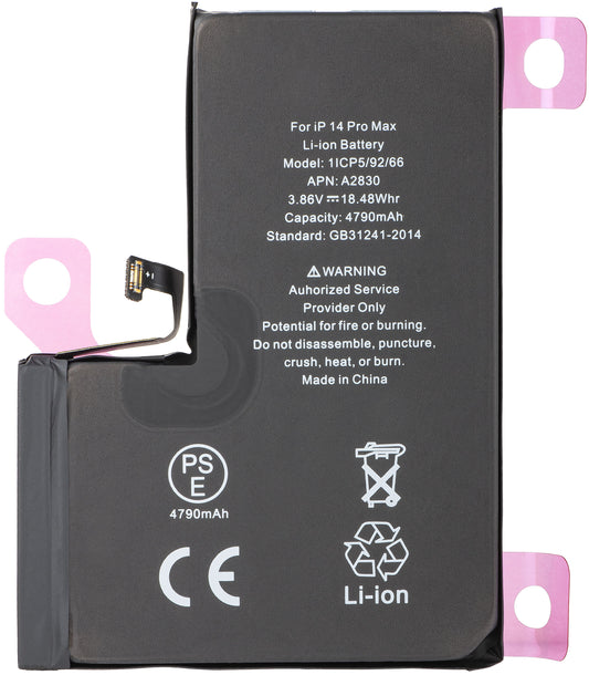 Batterie Apple iPhone 14 Pro Max, Diagnostic Haute Capacité