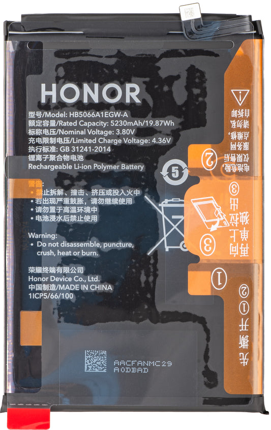 Batteria Honor X7a, HB5066A1EGW-A, Service Pack 2402AACF