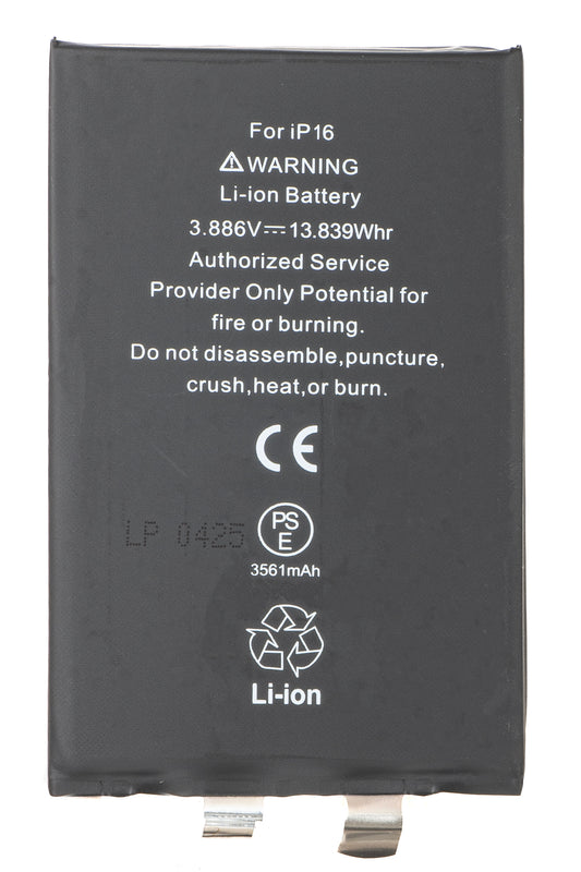 Batteria per Apple iPhone 16, senza Banda Flex BMS