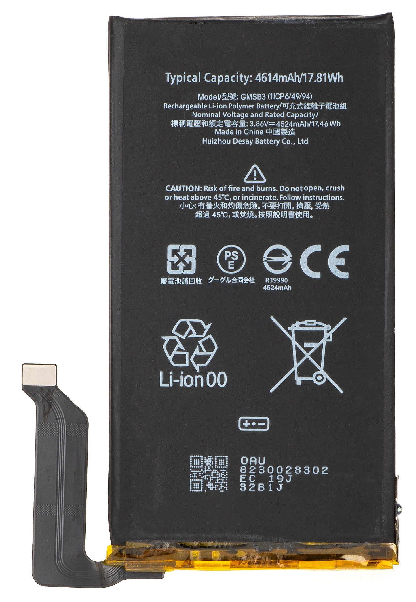 Batteria per Google Pixel 6, GMSB3