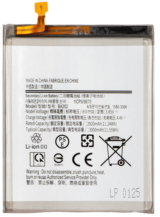 Akku für Samsung Galaxy A10e A102 / A20e A202, EB-BA202ABU