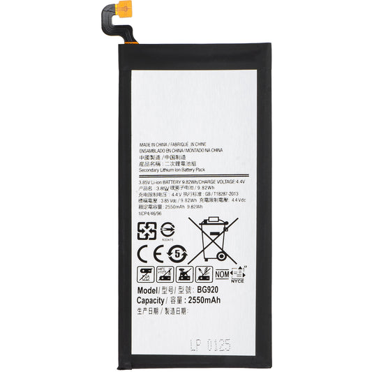Akku für Samsung Galaxy S6 G920, EB-BG920AB