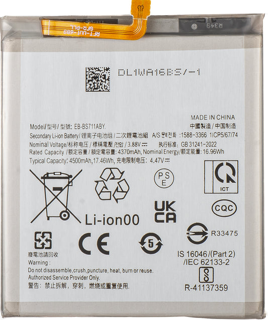 Batterie pour Samsung Galaxy S23 FE S711, EB-BS711ABY