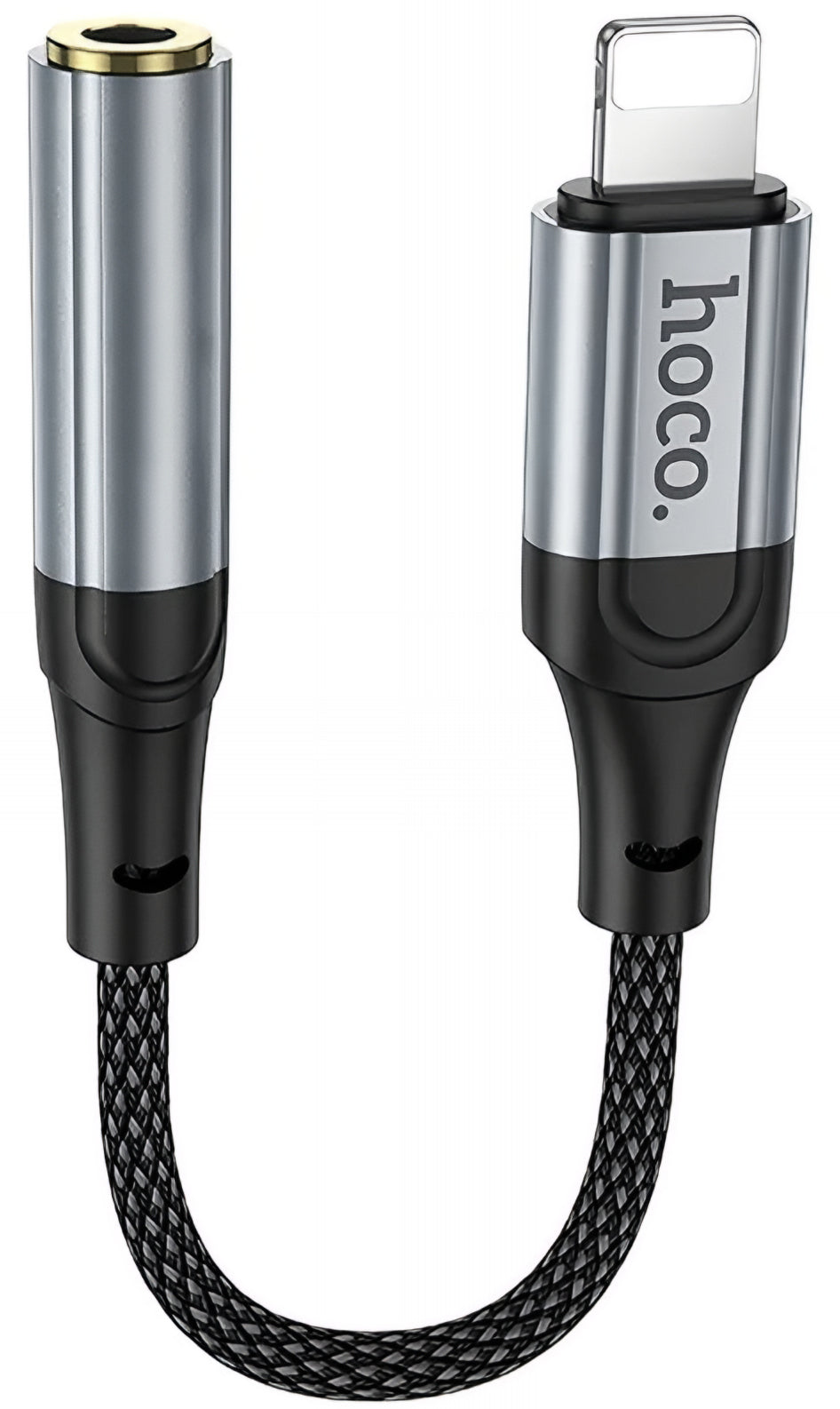 Audioadapter Lightning - 3,5 mm HOCO LS36A, Grau