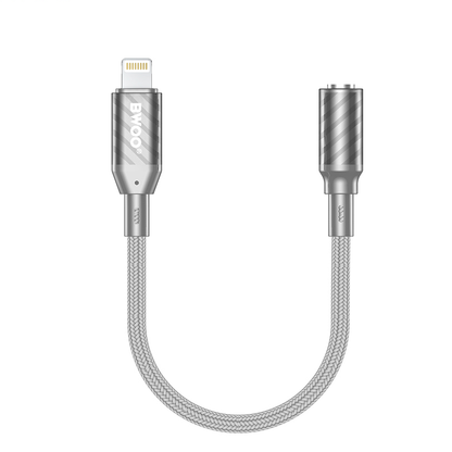 Adattatore Audio Lightning - 3.5mm BWOO BZ66, Grigio