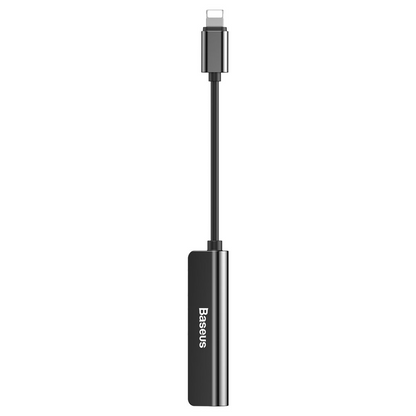 Lightning Audio Adapter - Lightning / 3,5 mm Baseus L52, Schwarz, Wiederverpackt CALL52-01