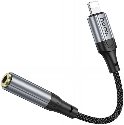 Audioadapter Lightning - 3,5 mm HOCO LS36A, Grau