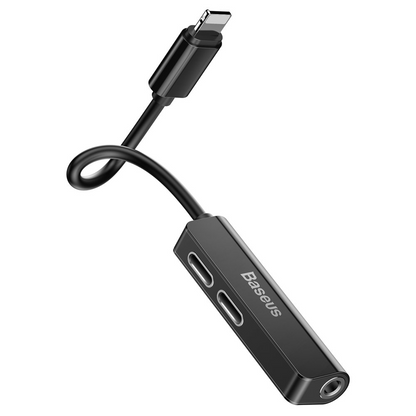 Lightning Audio Adapter - Lightning / 3,5 mm Baseus L52, Schwarz, Wiederverpackt CALL52-01