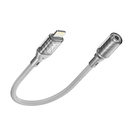 Adattatore Audio Lightning - 3.5mm BWOO BZ66, Grigio