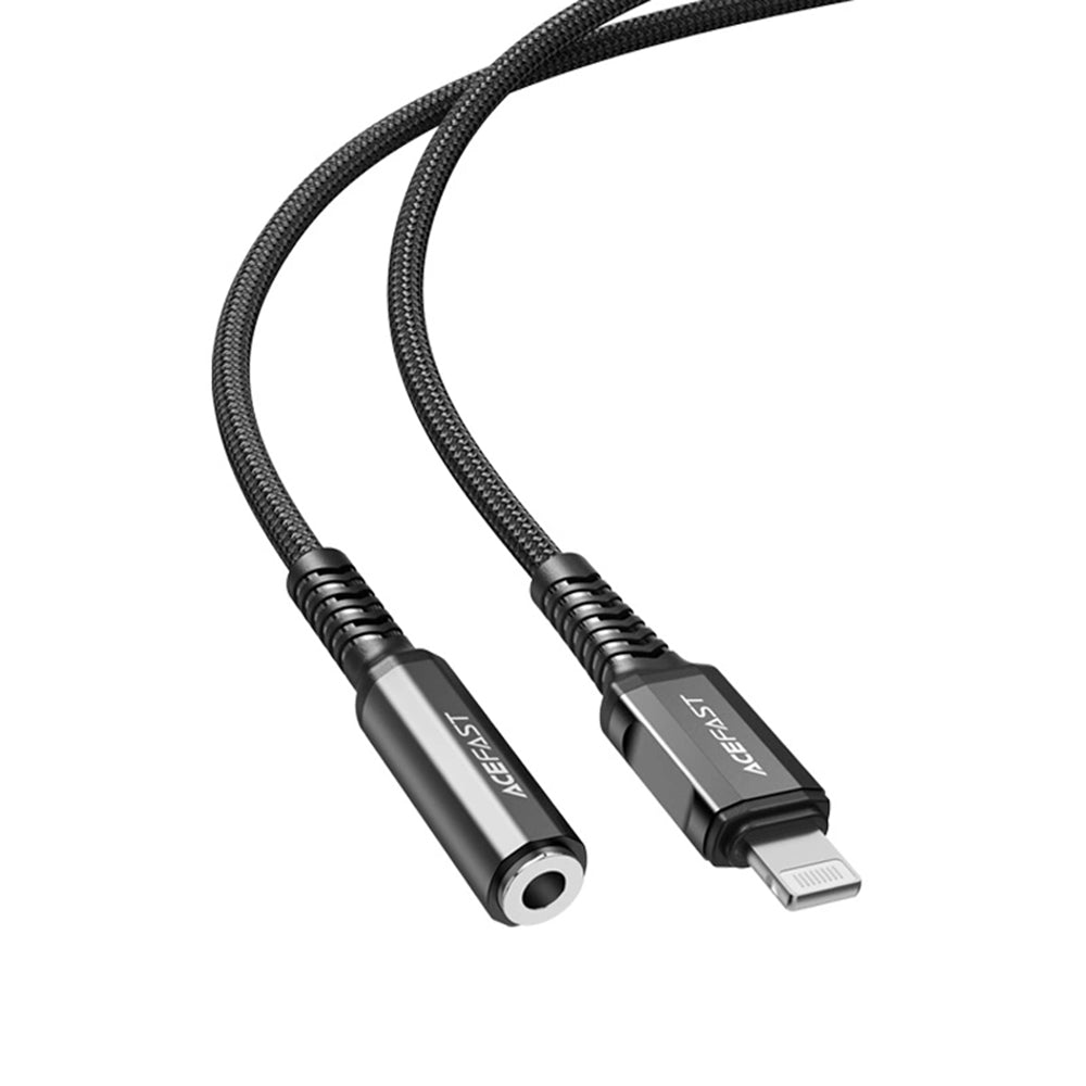 Audioadapter Lightning - 3,5 mm Acefast C1-05, Schwarz